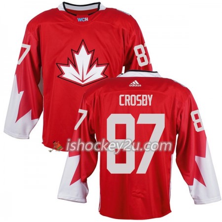 Canada Trøje Sidney Crosby 87 2016 World Cup Rød